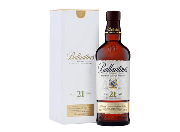 宜宾百龄坛威士忌回收百龄坛21年苏格兰威士忌40°Ballantine's进口洋酒700ml