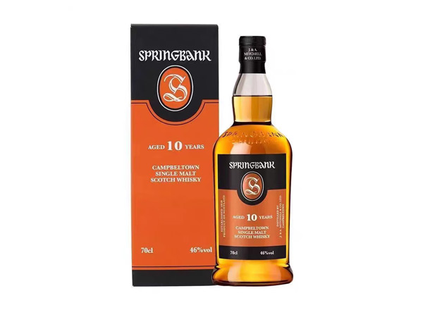 宜宾收购云顶10年威士忌SpringBank云顶10年700ml回收洋酒行货