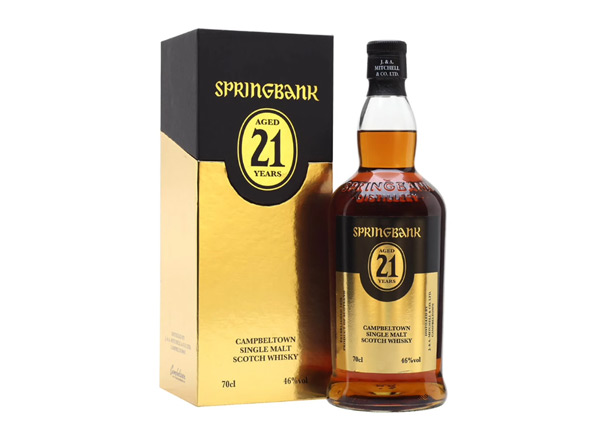 宜宾SpringBank云顶21年威士忌回收苏格兰单一麦芽威士忌700ml进口洋酒收购