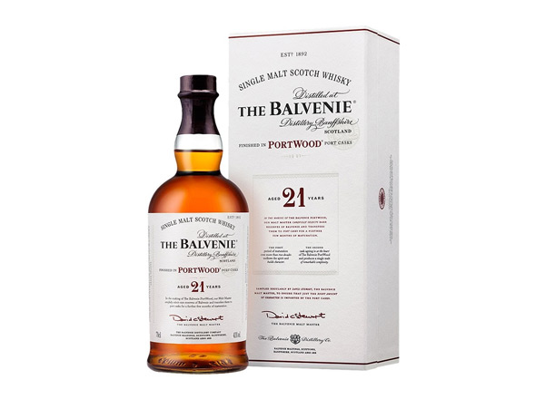 宜宾回收百富威士忌21年波特桶陈酿The Balvenie Portwood Single百富洋酒收购