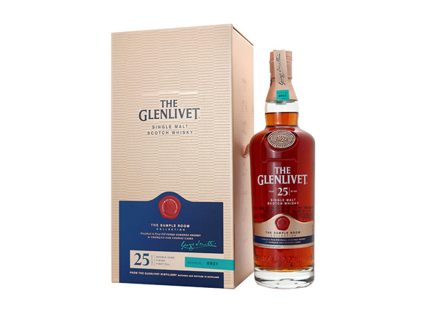 宜宾The Glenlivet回收格兰威特25年苏格兰单一麦芽威士忌陈酿风味创造系列