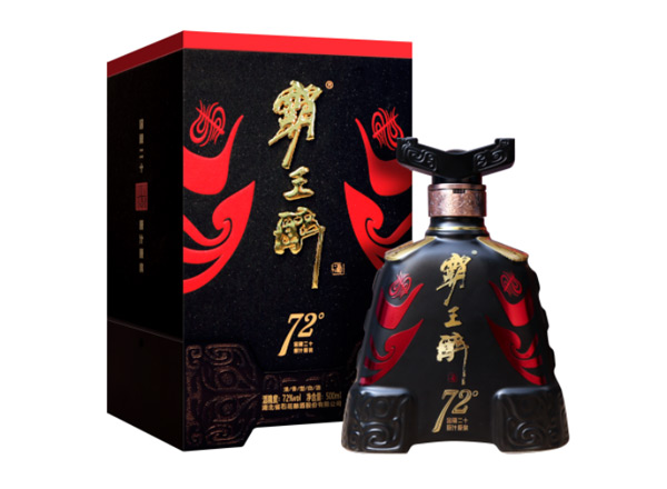 宜宾回收石花霸王醉酒72° 白酒礼盒