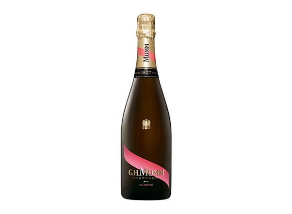 宜宾回收玛姆红带风尚版桃红香槟起泡酒 G.H. Mumm Le Rosé Brut