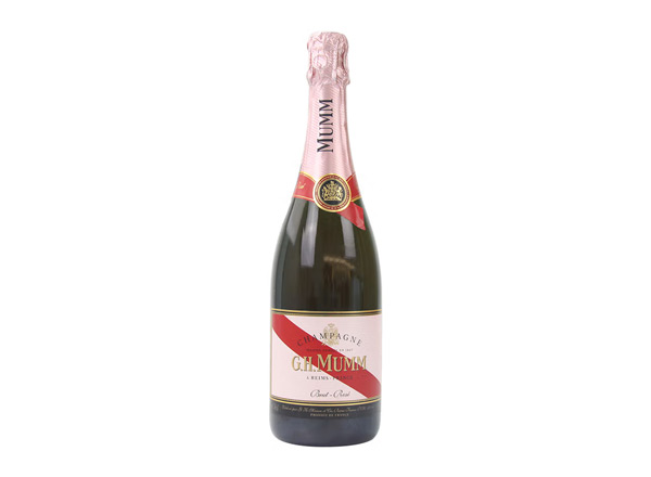 宜宾回收​玛姆红带香槟老款桃红玫瑰粉红玛姆香槟酒G.H. Mumm Brut Rose