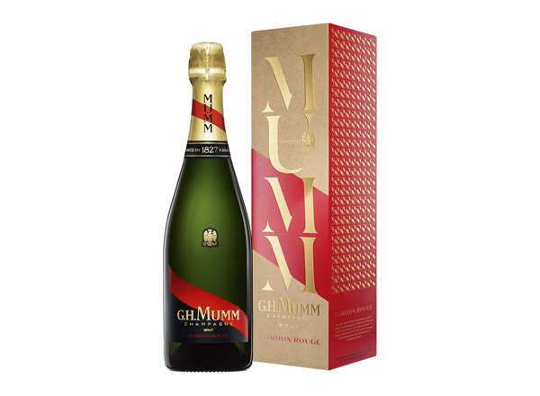 宜宾玛姆香槟回收风尚版玛姆红带香槟起泡酒G.H. Mumm Cordon Rouge Brut